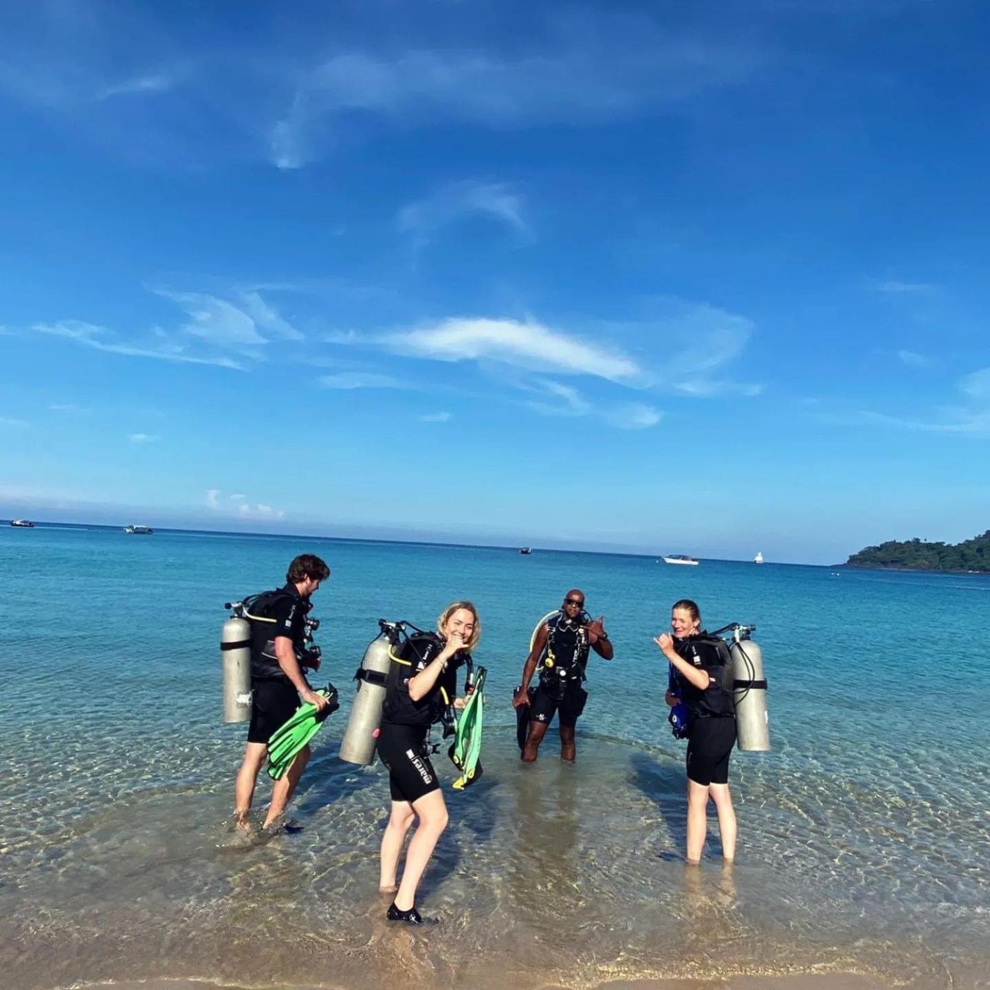 Tiongman Scubadive & Lodge Kampong Juara Ngoại thất bức ảnh