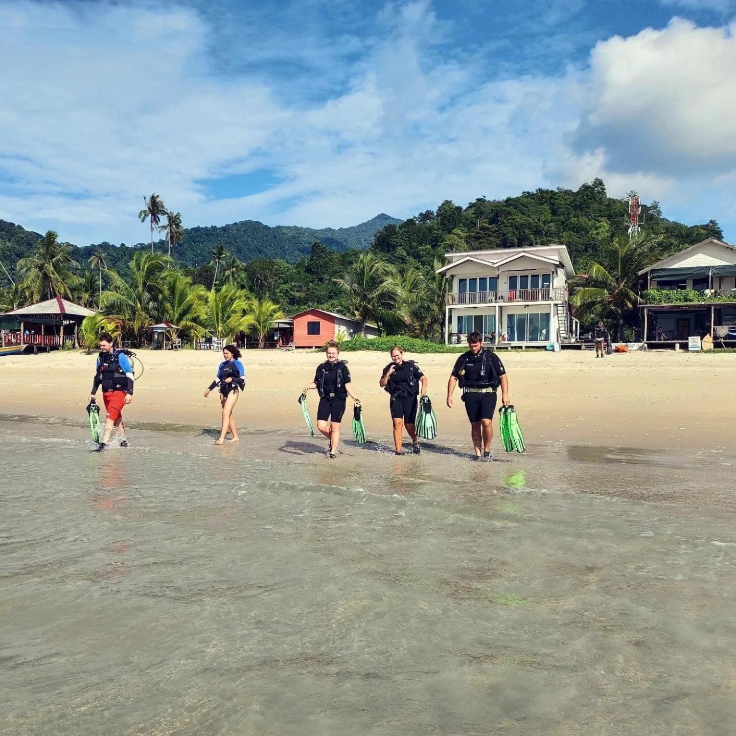 Tiongman Scubadive & Lodge Kampong Juara Ngoại thất bức ảnh